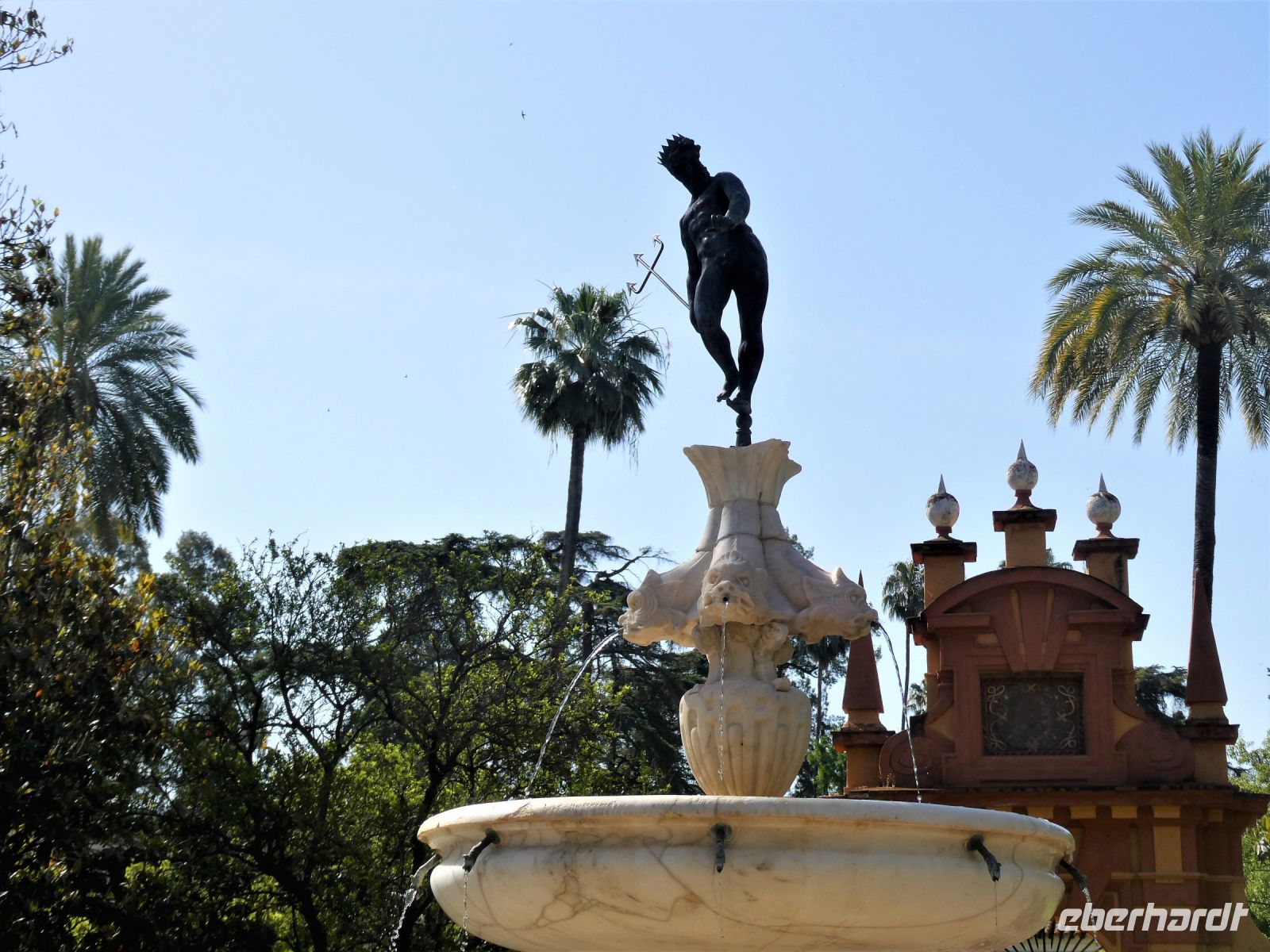 Brunnenkreation im Garten des Alcazar