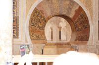 Der Mihrâb wurde von byzantinischen, also christlichen Handwerkern gestaltet