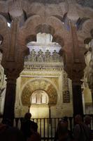 Der Mihrab von Córdoba, von byzantinischen handwerkern für die Kalifen von Córdoba gestaltet