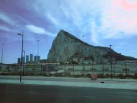 Grenze zwischen Spanien und Gibraltar 