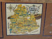 Karte von Andalusien 