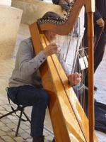 Malaga Harfenspieler