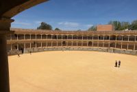 RONDA - Ausblick von den Rängen der Stierkampfarena