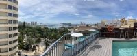 Spanien, Malaga, Dachterrasse Hotel Molina Lario