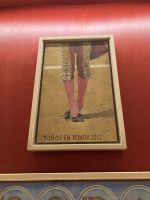 Spanien, Ronda, Plakat zum Stierkampf aus dem Jahr 2012