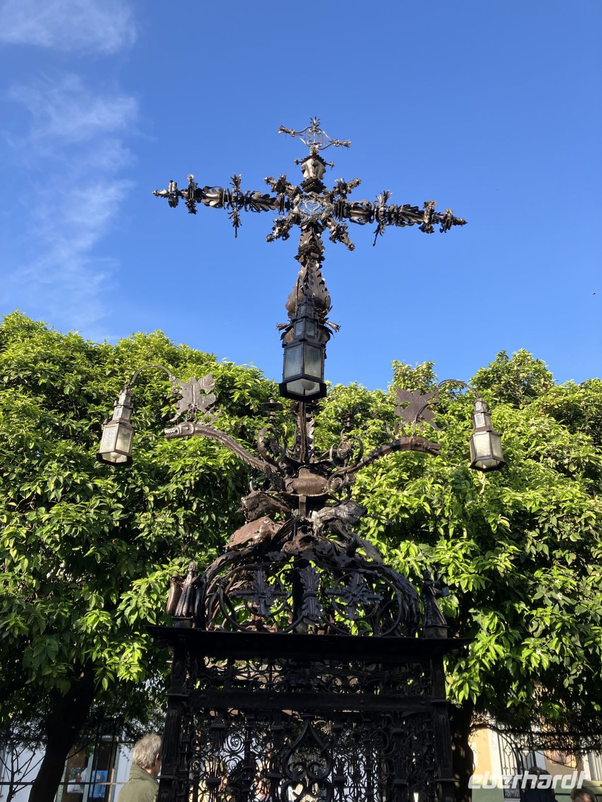 Spanien, Sevilla, Kreuz Santa Cruz