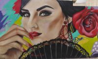 Wandkunst Malaga 