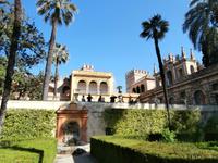 unterwegs in Sevilla im Alcazar