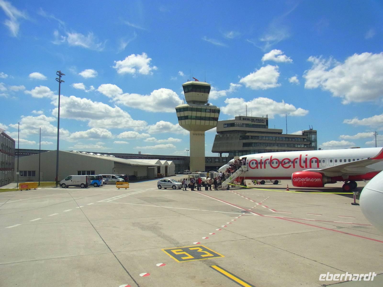 Abflug von Berlin Tegel