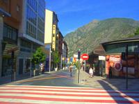 Shopping-Straße in Andorra la Vella