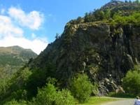 Felsformation in Sorteny