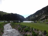 Der Stausee im Vall de Nuria
