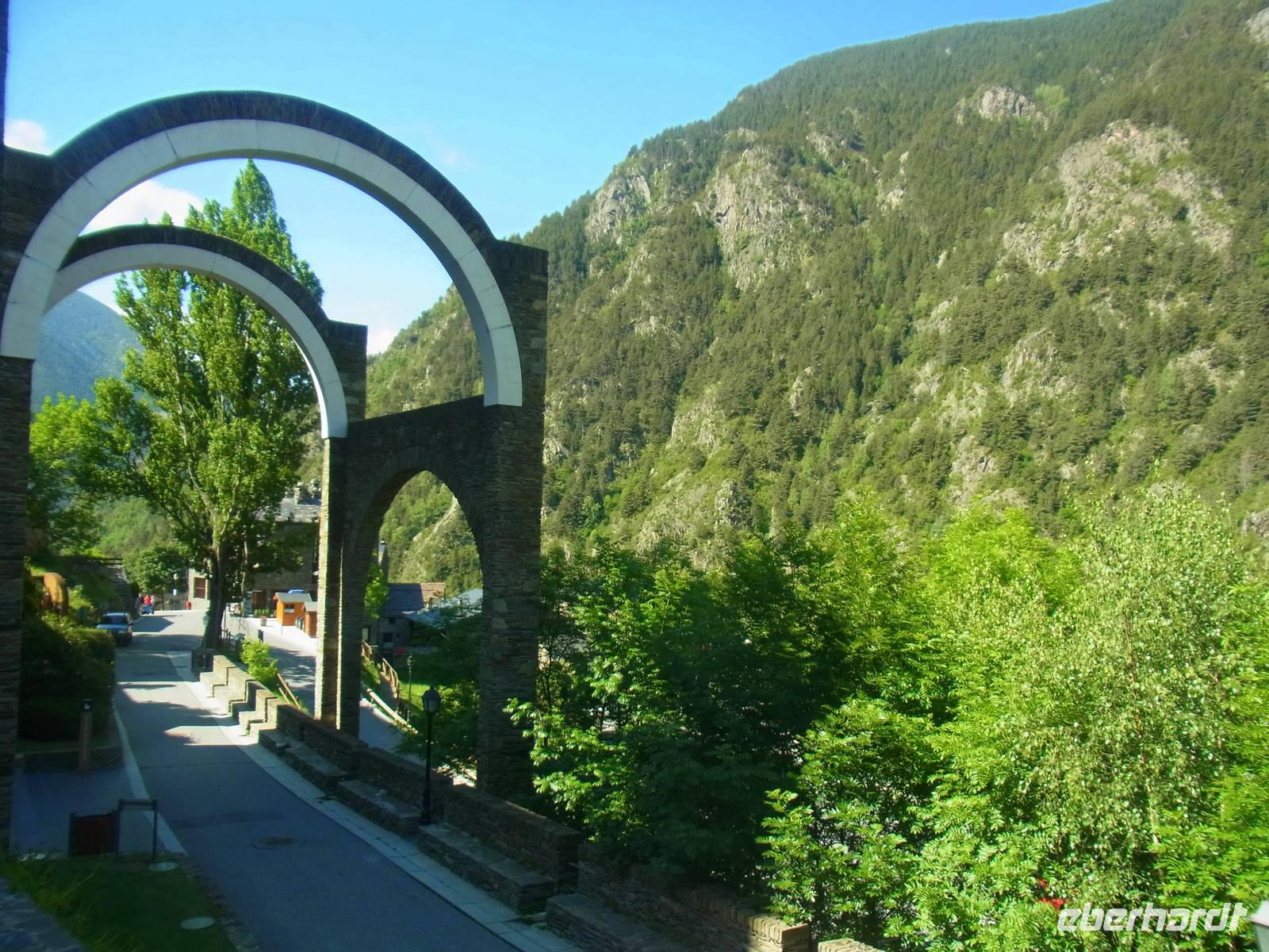 Ausblick von der Kirche von Meritxell
