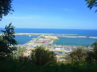 Blick auf den Hafen von Barcelona
