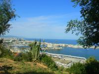 Blick auf den Hafen von Barcelona