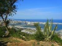 Blick auf den Hafen von Barcelona