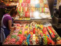 Süße Auswahl im Mercat de la Boqueria (Mercat de Sant Josep)