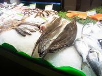 Fischauswahl im Mercat de la Boqueria (Mercat de Sant Josep)