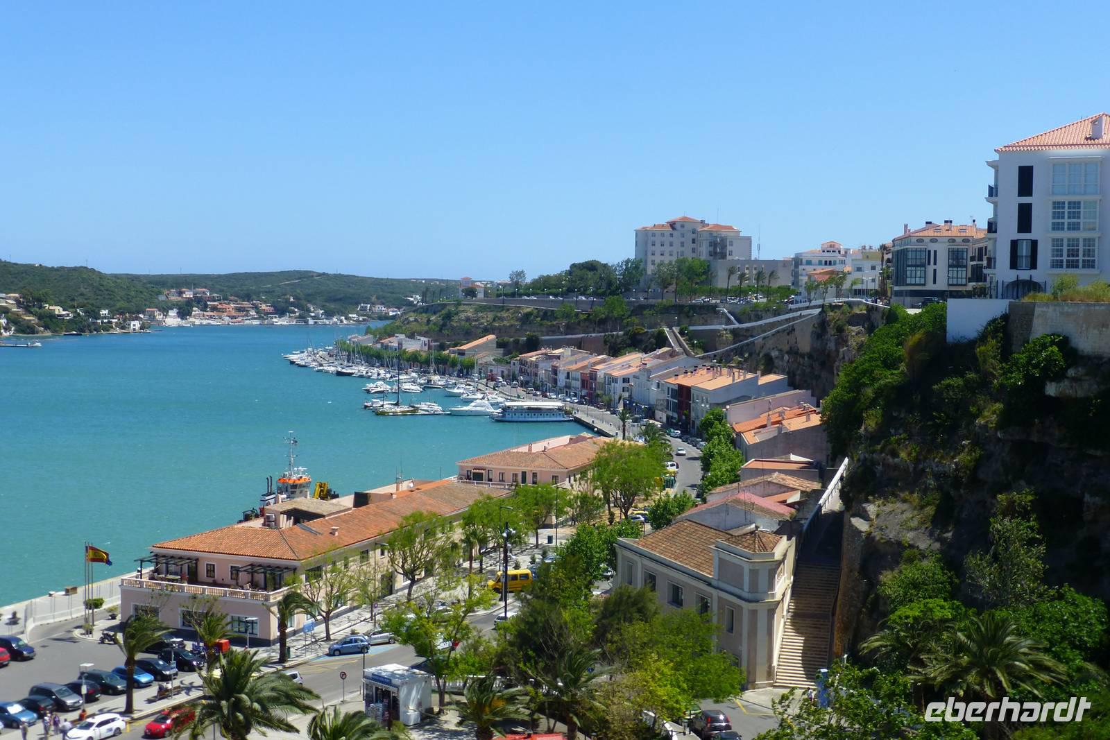 080-Mahón - Blick über den Hafen