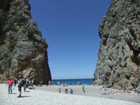 Die Badebucht in Sa Calobra