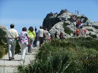 Am Aussichtspunkt Colomer auf Formentor