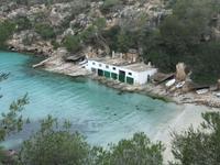 Die Badebucht in Cala Pi