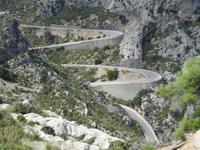 imposante Serpentinenkurven nach Sa Calobra zum Ersten