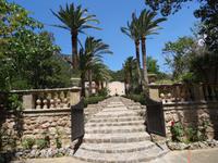 Die Gärten von Alfabia -  Eingang ohne Reisegruppe