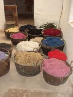 Wollfärberei in La Granja