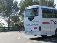 unser Bus wird bewacht