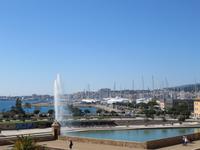 Palma Hafen Blick von der Kathedrale