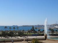 Palma Hafen Blick von der Kathedrale