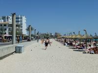 Am Strand von Playa de Palma