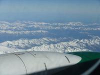 Der Rückflug bietet noch einmal faszinierende Blicke auf die Alpen