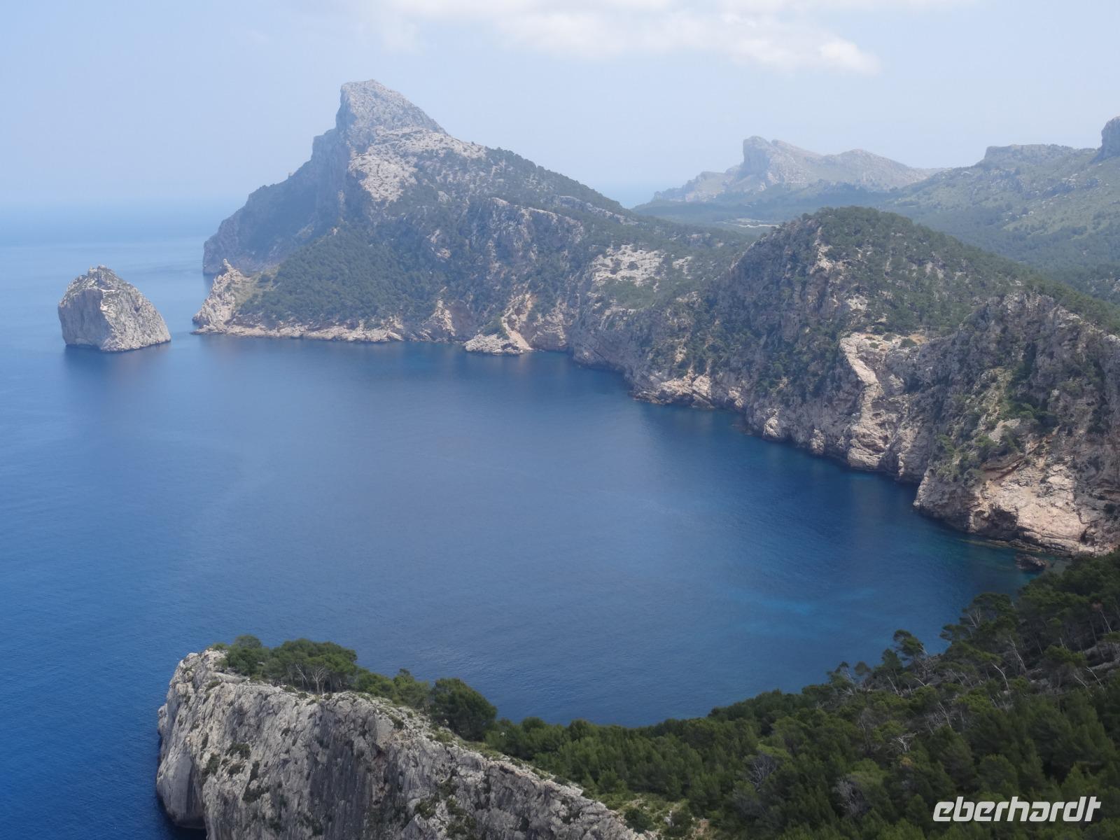 Blick vom Aussichtspunkt Colomer auf Formentor