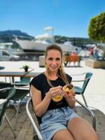 Eis essen in Port de Soller