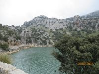 Fotostopp Stausee Gorg Blau