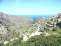 Aussichtspunkt- Blick auf Serpentinen