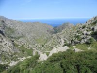 Aussichtspunkt- Blick auf Serpentinen