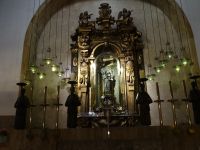 die Madonna von Lluc in der Kirche des Klosters