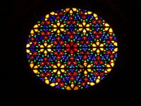 Palma - das größte gotische Kirchenfenster der Welt in der Kathedrale