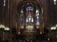 Palma - der Baldachin von Antoni Gaudi in der Kathedrale