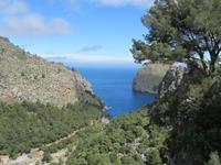 Ausblick während der Fahrt nach Sa Calobra