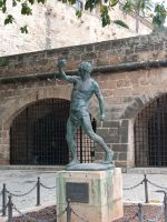 Statue vor dem Königspalast, Palma de Mallorca