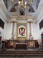Altar der Kirche in Valdemossa - Mallorca