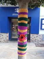 Stadt Artà - Stricksocken für Bäume - Mallorca