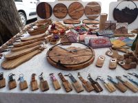 Markt in Sineu  - Handwerk - Wurzelholz - Mallorca