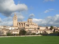 Blick auf die Stadt Sineu - Mallorca