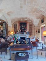 Kaminzimmer im Landhaus Els Calderers - Mallorca