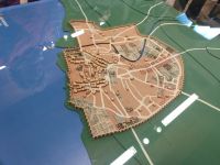 Die Makette des Areals Castello Bellver in Palma de Mallorca